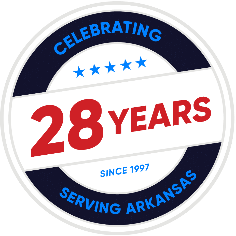 Celebrating 28 years serving Arkansas — since 1997