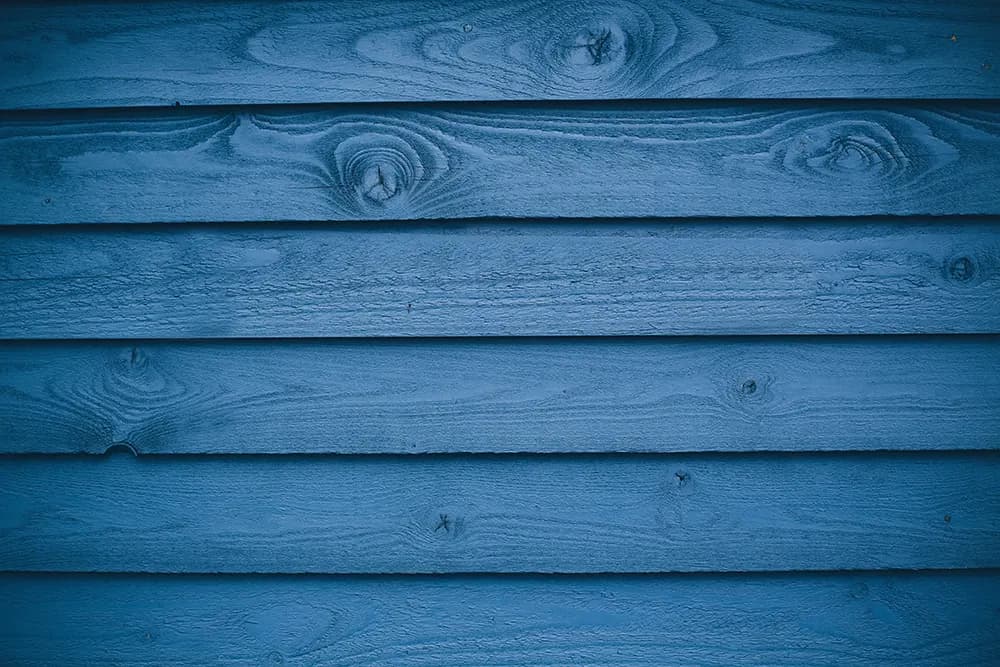 Painted wood siding